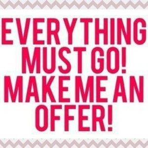 MOVING NEXT WEEK! ALL MUST GO ALL OFFERS WELCOME!!